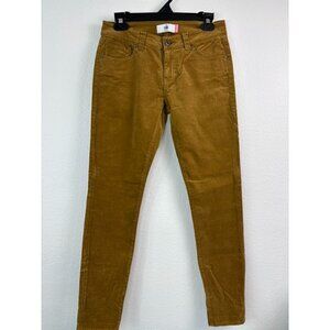 Cabi Jeans women's 4 mustard‎ brown corduroy skinny pants casual stretch